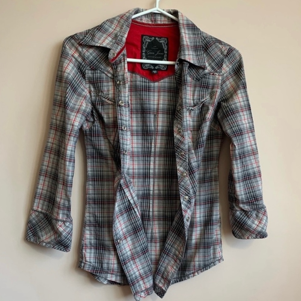 Button Up Plaid Shirt
